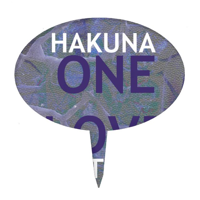 HAKUNA MATATA CAKE TOPPER (Front)