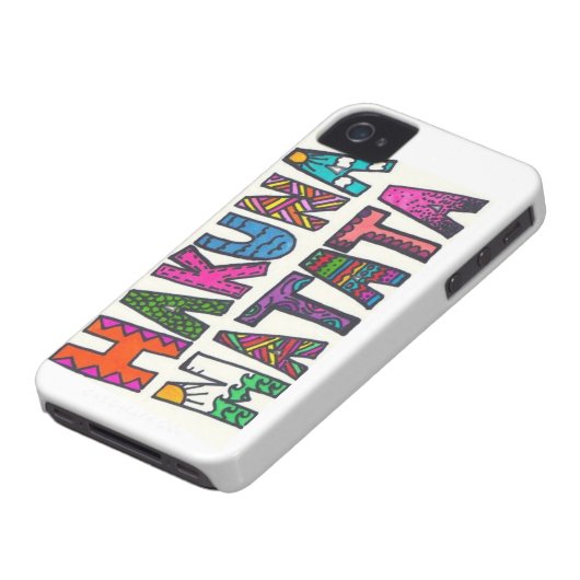 Hakuna Matata Case-Mate iPhone Case (Bottom)