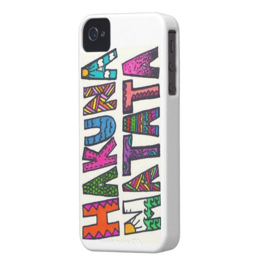 Hakuna Matata Case-Mate iPhone Case (Back Left)