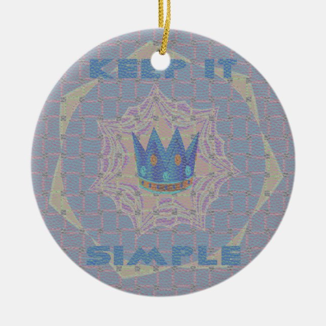 Hakuna matata ceramic ornament (Front)