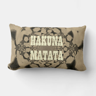 Hakuna Matata Classic Home Decor Cotton Lumbar Pillow