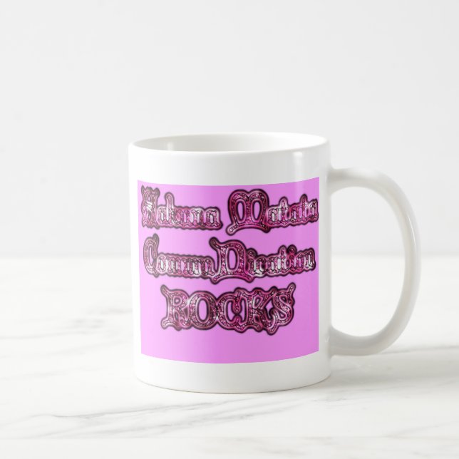Hakuna Matata Communication ROCKS Art Print Coffee Mug (Right)