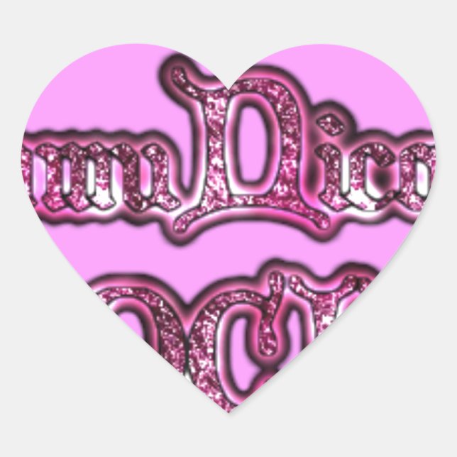 Hakuna Matata Communication ROCKS Art Print Heart Sticker (Front)