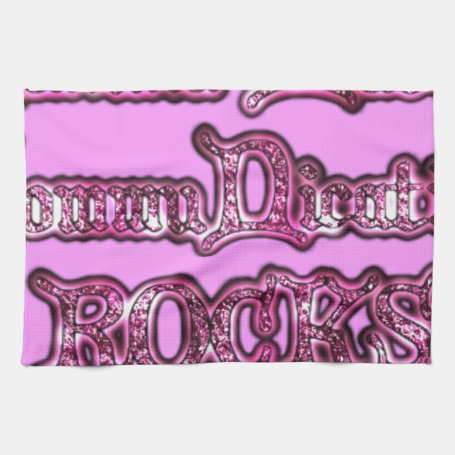 Hakuna Matata Communication ROCKS Art Print Kitchen Towel (Horizontal)