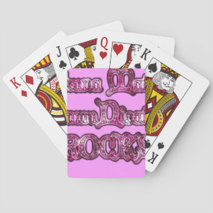 Hakuna Matata Communication ROCKS Custom Product Poker Cards
