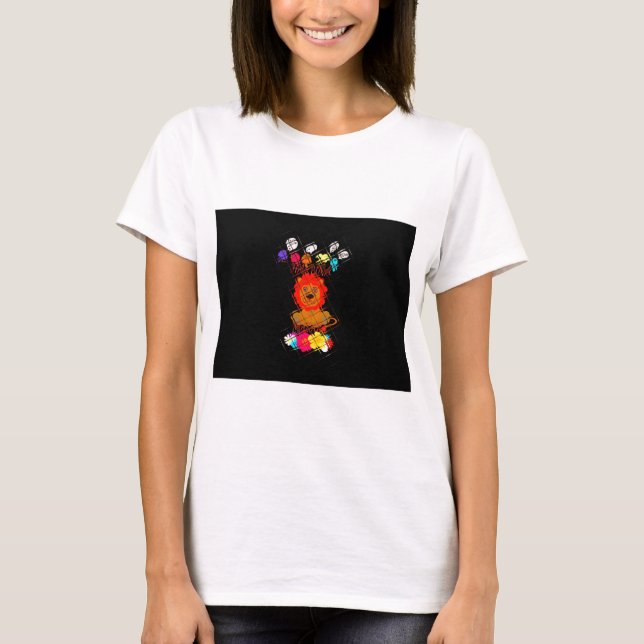 Hakuna Matata cute baby lion king design T-Shirt (Front)