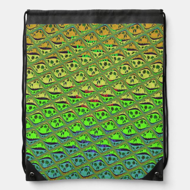 Hakuna Matata Drawstring Backpack (Front)