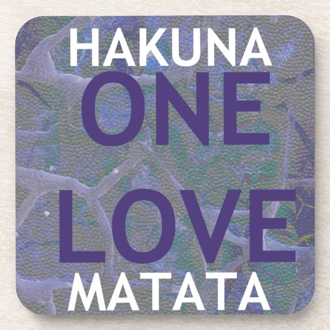 HAKUNA MATATA DRINK COASTER (Front)