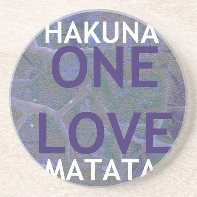 HAKUNA MATATA DRINK COASTER (Front)