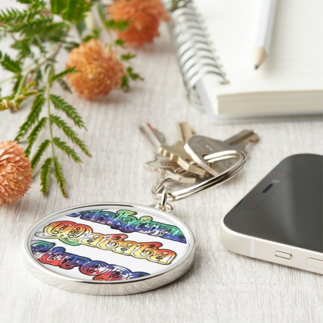 Hakuna Matata Europe Art Print/Graphic Keychain (Side)