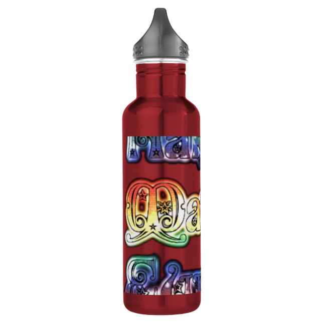 Hakuna Matata Europe Art Print/Graphic Stainless Steel Water Bottle (Left)