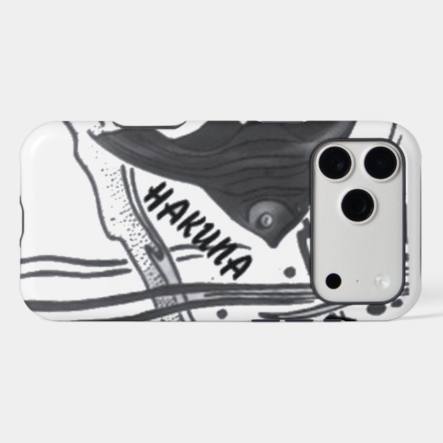 Hakuna Matata Fish Art Print Case-Mate iPhone Case (Back (Horizontal))