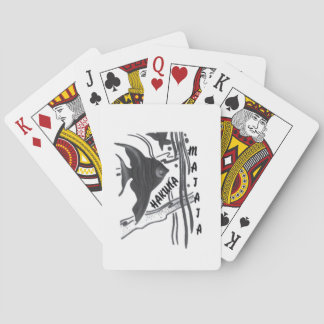 Hakuna Matata Fish Art Print Poker Cards