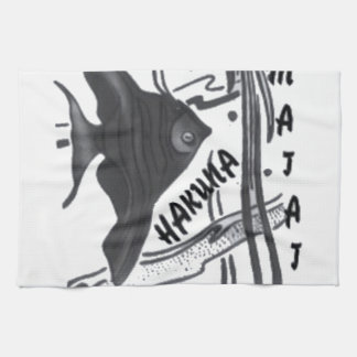 Hakuna Matata Fish Art Print Towel
