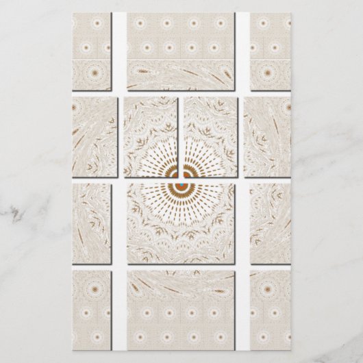 Hakuna Matata Floral Wall canvas tiles (Front)