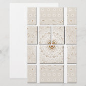 Hakuna Matata Floral Wall canvas tiles (Front/Back)