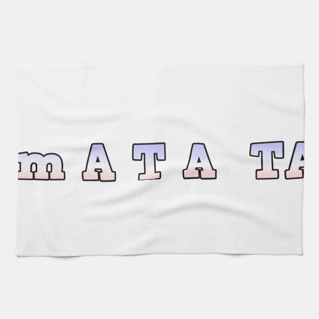 Hakuna Matata France Art Print/Graphic Kitchen Towel (Horizontal)