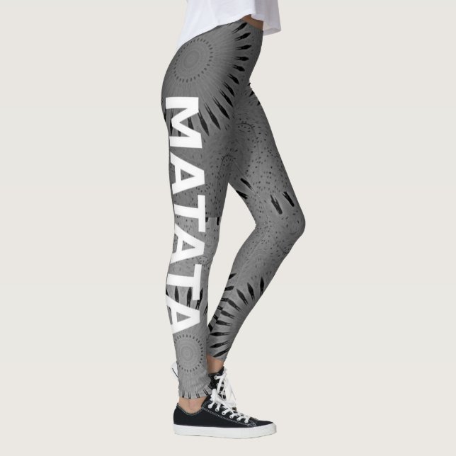Hakuna Matata free time weekend lounging Leggings (Right)