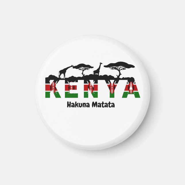 Hakuna Matata fridge magnet (Front)