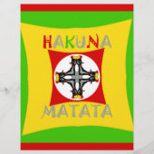 Hakuna Matata Fun Rasta Colors: Vibrant & Carefree (Front)