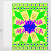 Hakuna Matata - Geometrical Global inspired custom (Front/Back)