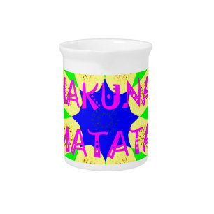 Hakuna Matata - Geometrical Global inspired custom Pitcher