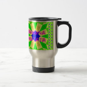 Hakuna Matata - Geometrical Global inspired custom Travel Mug
