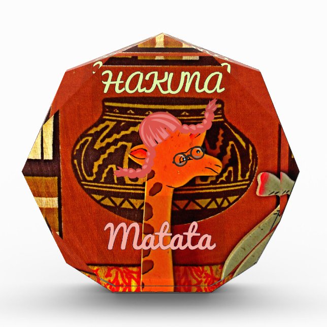 Hakuna Matata Gifting Collection: Awards, Pendants Award (Front)