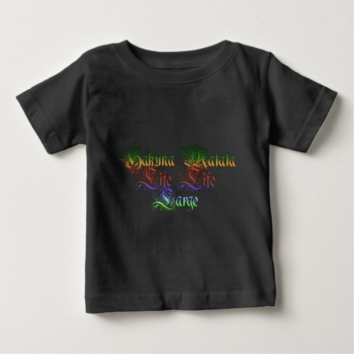Hakuna Matata  gifts rasta colorspng Baby T_Shirt