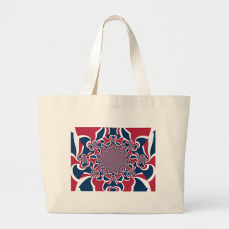 Hakuna Matata Gifts trendy stylish red and blue.jp Large Tote Bag