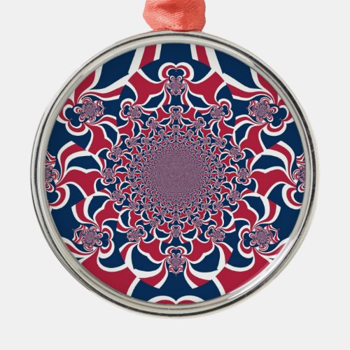 Hakuna Matata Gifts trendy stylish red and bluejp Metal Ornament
