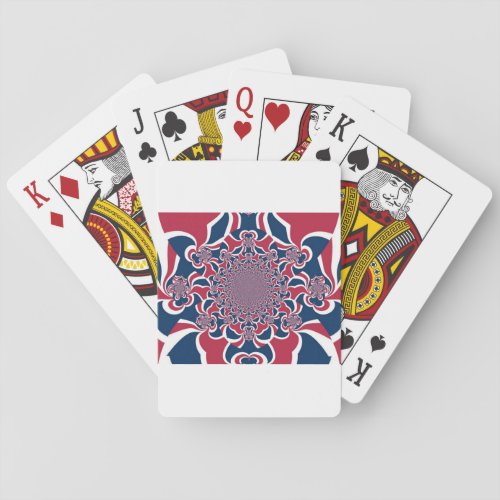 Hakuna Matata Gifts trendy stylish red and bluejp Playing Cards