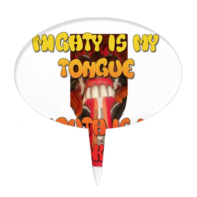 Hakuna Matata HAkuna Matata Big Mouth. Cake Topper (Front)