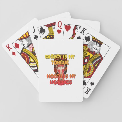 Hakuna Matata HAkuna Matata Big Mouth Playing Cards