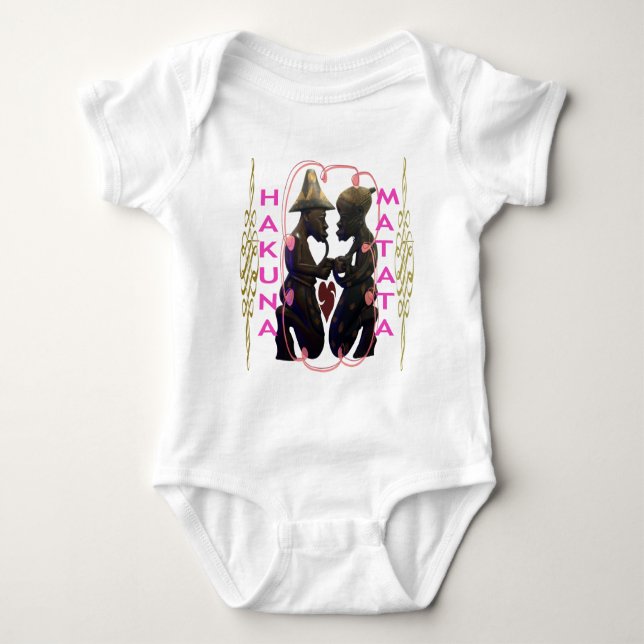 Hakuna Matata Hakunamatata Baby Bodysuit (Front)