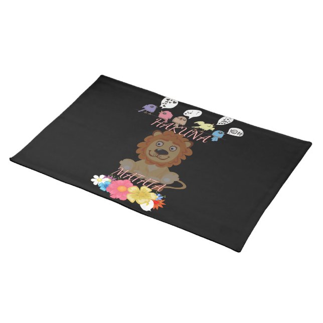 Hakuna Matata Hakunamatata baby lion.png Cloth Placemat (On Table)