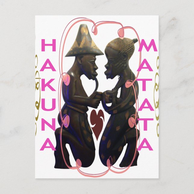 Hakuna Matata Hakunamatata Postcard (Front)