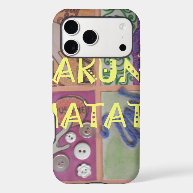 Hakuna Matata Hand Sign Art Print Case-Mate iPhone Case (Back)
