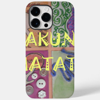 Hakuna Matata Hand Sign Art Print Case-Mate iPhone 14 Pro Max Case