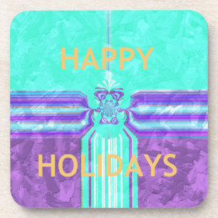 Hakuna Matata Happy Holidays Drink Coaster
