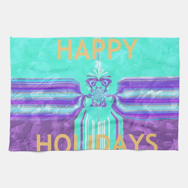 Hakuna Matata Happy Holidays Kitchen Towel (Horizontal)