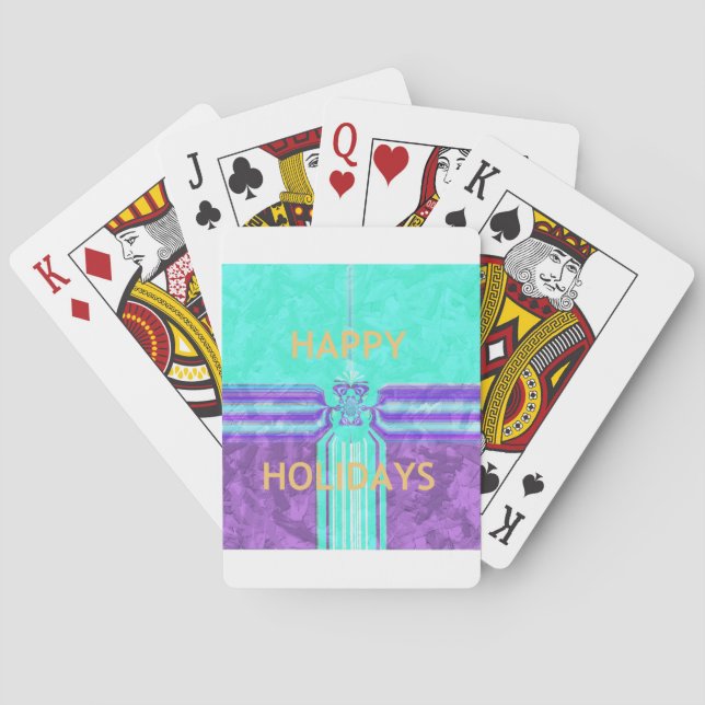 Hakuna Matata Happy Holidays Poker Cards (Back)