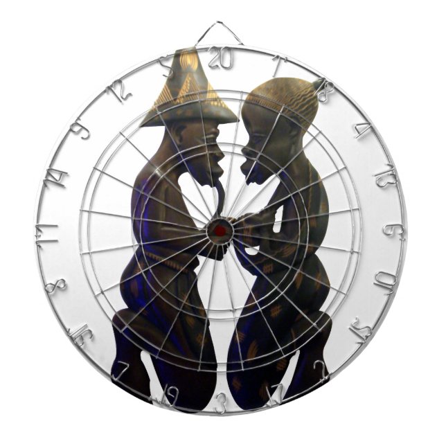 Hakuna Matata Having fun Old School is the best Dart Board (Front)