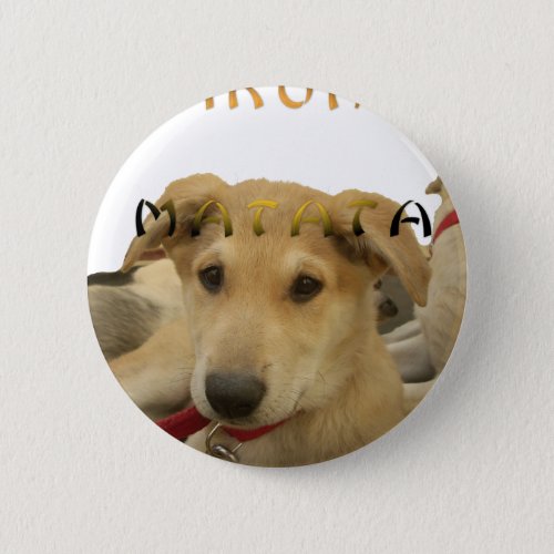 Hakuna Matata I know what you are thinking pinctur Pinback Button