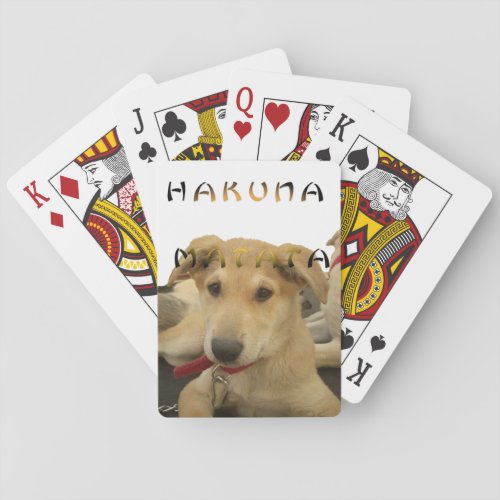 Hakuna Matata I know what you are thinking pinctur Playing Cards