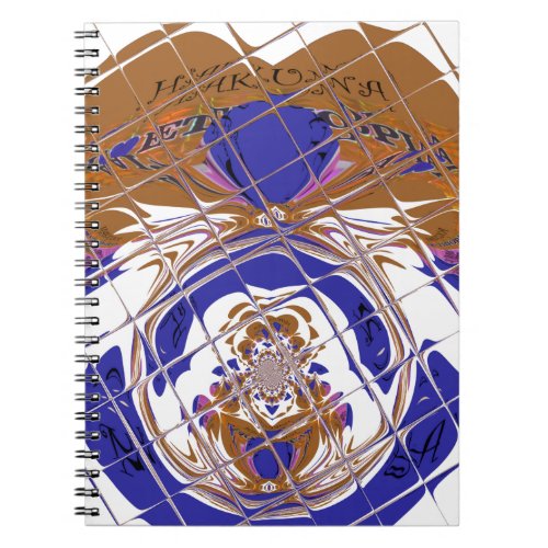 Hakuna Matata I love  Ethiopia Color designpng Notebook