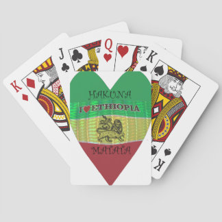 Hakuna Matata I love Ethiopia Colors.png Poker Cards