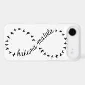 Hakuna Matata infinity symbol iphone 4/4s case (Back (Horizontal))