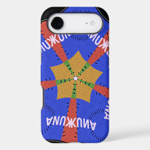 Hakuna Matata Iridiscent Blue iPhone 17 Air Case