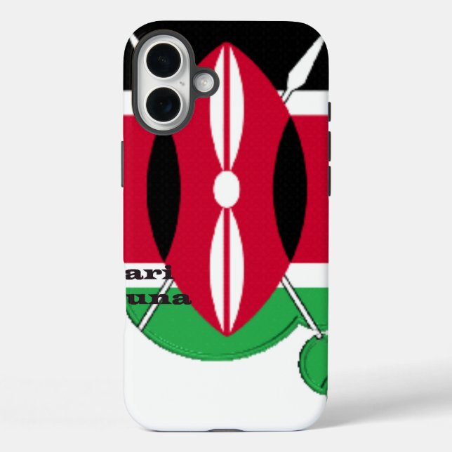 Hakuna Matata Jambo Habari Case-Mate iPhone Case (Back)